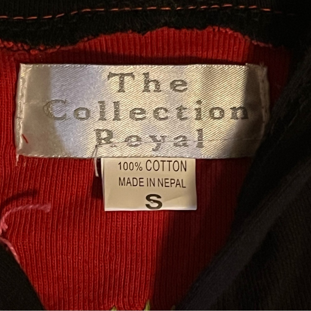 The Collection Royal Colorful Cut Jacket with Appliqué and Front Pockets NWT - Picture 8 of 9